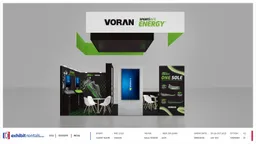 20x20 Peninsula booth design by Exhibit-Rentals